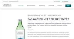 Desktop Screenshot of mehrnerheilwasser.com